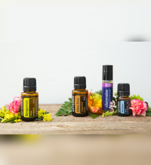 Essential oils used for plant-based wellness education and lifestyle coaching